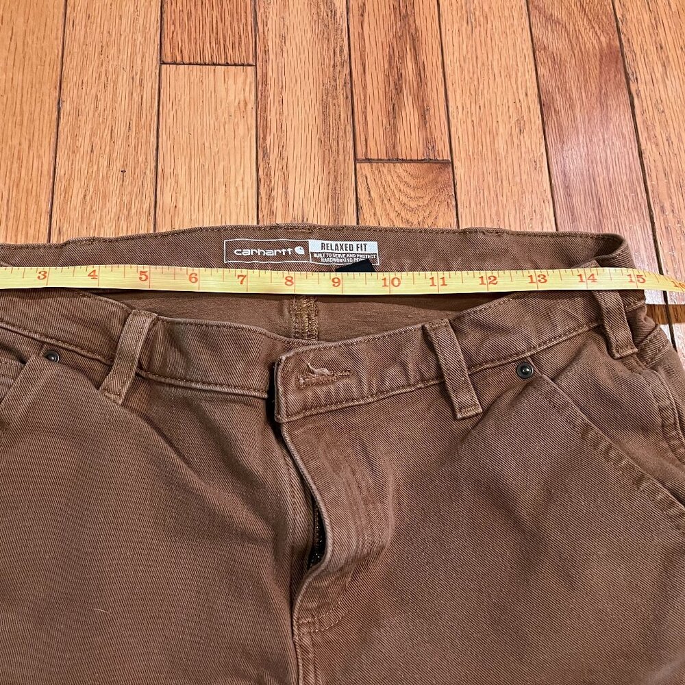 Carhartt Brown Straight Leg Pants - Picture 6 of 9